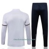 Sudadera De Entrenamiento Trajes Manchester City Cremallera De Cuarto 2022-23 Blanca - Hombre